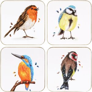 Lesser & Pavey British Birds Set Of 4 Coasters Lesser & Pavey British Birds Set Of 4 Coasters