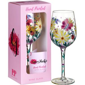 Lynsey Johnstone Cottage Garden Hand Painted Wine Glass Lynsey Johnstone Cottage Garden Hand Painted Wine Glass