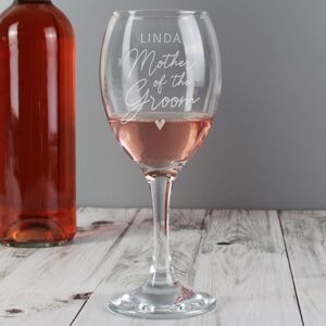 Personalised Memento Company Personalised Mother Of The Groom Wine Glass Personalised Memento Company Personalised Mother Of The Groom Wine Glass