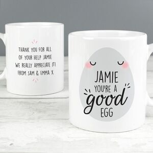 Personalised Memento Company Personalised 'You’re A Good Egg' Mug Personalised Memento Company Personalised 'You’re A Good Egg' Mug