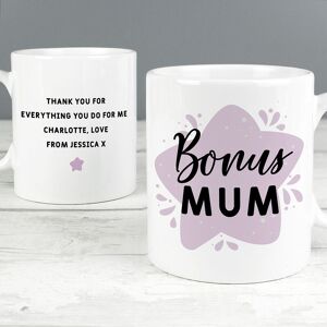 Personalised Memento Company Personalised ‘To My Bonus Mum’ Mug Personalised Memento Company Personalised ‘To My Bonus Mum’ Mug