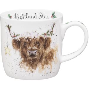 Wrendale Designs ‘Highland Star’ Highland Cow Fine Bone China Mug Wrendale Designs ‘Highland Star’ Highland Cow Fine Bone China Mug