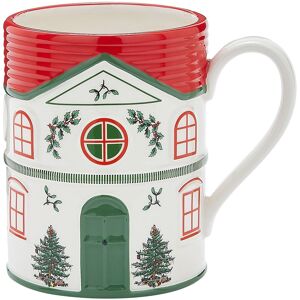 Spode Christmas Tree Village Red Mug Spode Christmas Tree Village Red Mug