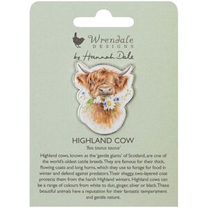 Wrendale Designs ‘Daisy Coo’ Highland Cow Pin Badge Wrendale Designs ‘Daisy Coo’ Highland Cow Pin Badge