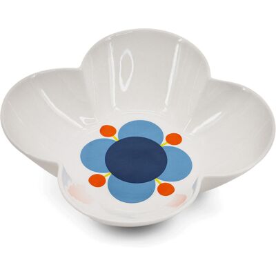 Orla Kiely Flower Shaped Serving Bowl Orla Kiely Flower Shaped Serving Bowl