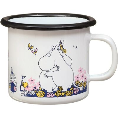 Moomin ‘Hug’ 250ml Enamel Mug Moomin ‘Hug’ 250ml Enamel Mug