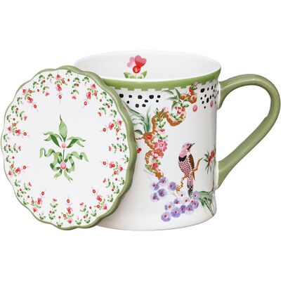 Cath Kidston Spring Birds Mug & Coaster Set Cath Kidston Spring Birds Mug & Coaster Set
