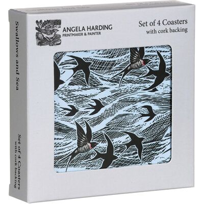 Museums & Galleries Museums & Galleries Angela Harding Swallows & Sea Set of 4 Coasters Museums & Galleries Museums & Galleries Angela Harding Swallows & Sea Set of 4 Coasters