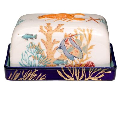 House Of Disaster Coral Lobster Butter Dish House Of Disaster Coral Lobster Butter Dish