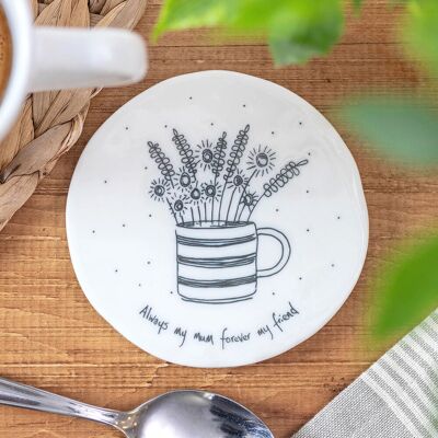 East of India Always My Mum’ Flowers In Mug Coaster East of India Always My Mum’ Flowers In Mug Coaster