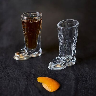 Gentlemen's Hardware Set of 2 Cowboy Boot Shot Glasses Gentlemen's Hardware Set of 2 Cowboy Boot Shot Glasses