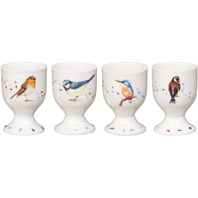 Lesser & Pavey British Birds Set Of 4 Egg Cups Lesser & Pavey British Birds Set Of 4 Egg Cups
