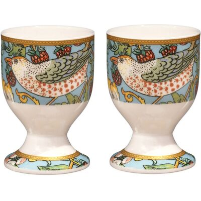 William Morris Strawberry Thief Set Of 2 Egg Cups William Morris Strawberry Thief Set Of 2 Egg Cups