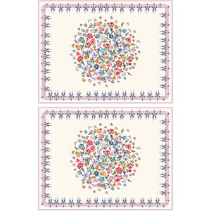 Cath Kidston Harmony Ditsy Bow Set of 2 Fabric Placemats - placemat Cath Kidston Harmony Ditsy Bow Set of 2 Fabric Placemats - placemat
