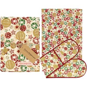 Emma Bridgewater Christmas Biscuits Oven Glove & Tea Towel Emma Bridgewater Christmas Biscuits Oven Glove & Tea Towel