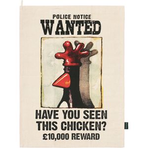 Wallace & Gromit Wallace & Gromit - Feathers McGraw Wanted Poster Recycled Cotton Tea Towel Wallace & Gromit Wallace & Gromit - Feathers McGraw Wanted Poster Recycled Cotton Tea Towel