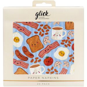 Glick Fry Up Friends Pack of 20 Napkins Glick Fry Up Friends Pack of 20 Napkins