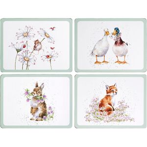 Wrendale Designs ‘Wildflowers’ Animals Set of Four Large Placemats Wrendale Designs ‘Wildflowers’ Animals Set of Four Large Placemats