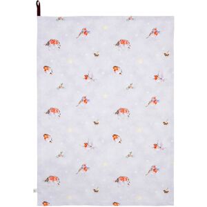 Wrendale Designs ‘Season’s Tweetings’ Robins Light Purple Tea Towel Wrendale Designs ‘Season’s Tweetings’ Robins Light Purple Tea Towel