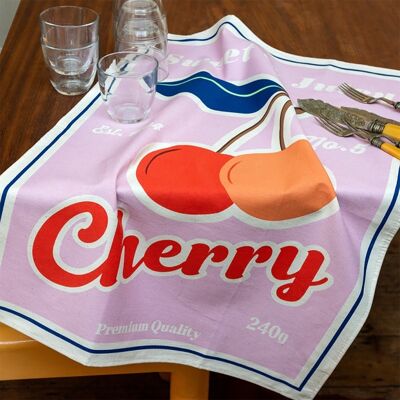 Rex London ‘Cherry’ Cotton Tea Towel Rex London ‘Cherry’ Cotton Tea Towel