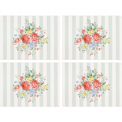 Cath Kidston Feels Like Home Set of 4 Cork Backed Placemats - Placemat Cath Kidston Feels Like Home Set of 4 Cork Backed Placemats - Placemat