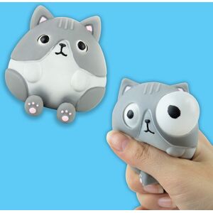 Gift Republic Eye Popping Cat Stress Toy Gift Republic Eye Popping Cat Stress Toy