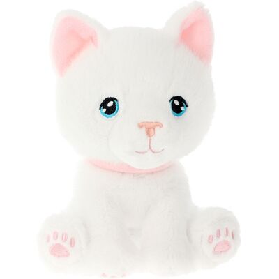 Keel Toys Keeleco Kitty Love White Cat 14cm Soft Toy Keel Toys Keeleco Kitty Love White Cat 14cm Soft Toy