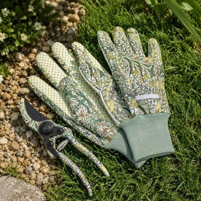 William Morris Daffodils Gardening Gloves & Secateurs Set William Morris Daffodils Gardening Gloves & Secateurs Set