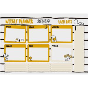 Peanuts Snoopy ‘Lazy Days’ A4 Weekly Planner Peanuts Snoopy ‘Lazy Days’ A4 Weekly Planner