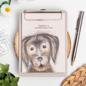 East of India ‘Together Is Wonderful’ Dog Clip Pad East of India ‘Together Is Wonderful’ Dog Clip Pad