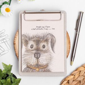 East of India ‘People Say I Have Attitude’ Dog Clip Pad East of India ‘People Say I Have Attitude’ Dog Clip Pad