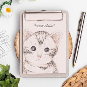 East of India ‘Mum, My Best Friend’ Cat Clip Pad East of India ‘Mum, My Best Friend’ Cat Clip Pad