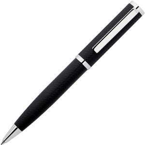 Hugo Boss Black & Chrome Formation Herringbone Ballpoint Pen Hugo Boss Black & Chrome Formation Herringbone Ballpoint Pen