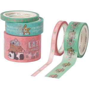 Legami Cute Animals Set of 5 Paper Sticky Tapes Legami Cute Animals Set of 5 Paper Sticky Tapes