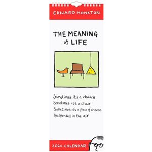 Edward Monkton 2026 Slim Calendar Edward Monkton 2026 Slim Calendar