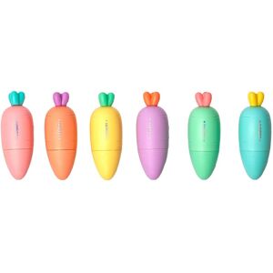 Legami Carrate Team Set of 6 Mini Highlighters Legami Carrate Team Set of 6 Mini Highlighters