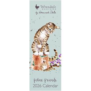 Wrendale Designs ‘Feline Friends’ 2026 Slim Calendar Wrendale Designs ‘Feline Friends’ 2026 Slim Calendar