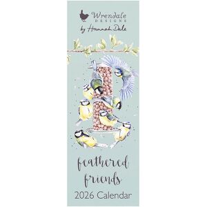 Wrendale Designs ‘Feathered Friends’ 2026 Slim Calendar Wrendale Designs ‘Feathered Friends’ 2026 Slim Calendar