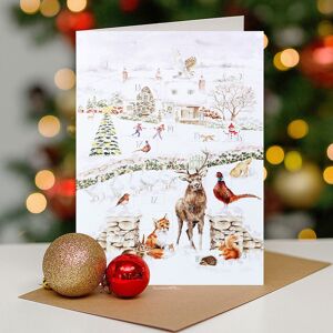 Wrendale Designs ‘Home for Christmas’ Countryside Animals Advent Calendar Card Wrendale Designs ‘Home for Christmas’ Countryside Animals Advent Calendar Card