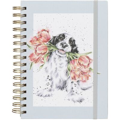 Wrendale Designs ‘Blooming with Love’ Spaniel A5 Notebook Wrendale Designs ‘Blooming with Love’ Spaniel A5 Notebook