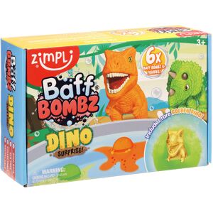 Zimpli Kids Baff Bombz Pack of 6 Dino Surprise Zimpli Kids Baff Bombz Pack of 6 Dino Surprise