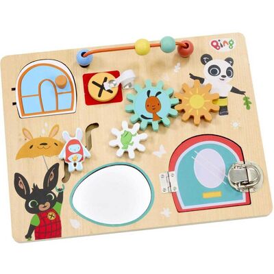 Bing Busy Board Wooden Toy Bing Busy Board Wooden Toy