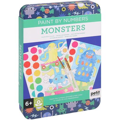 Petit Collage Monsters Paint by Numbers Craft Kit Petit Collage Monsters Paint by Numbers Craft Kit