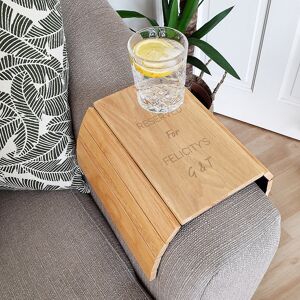 Personalised Memento Company Personalised Wooden Sofa Tray Personalised Memento Company Personalised Wooden Sofa Tray