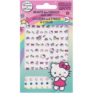 Hello Kitty Nail Art Stickers & Rhinestones Hello Kitty Nail Art Stickers & Rhinestones