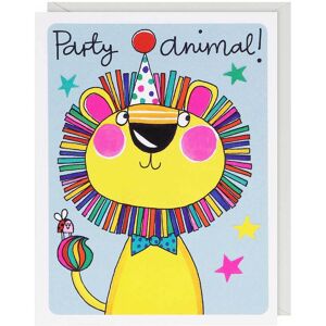 Rachel Ellen Hey! Lion Small Birthday Card Rachel Ellen Hey! Lion Small Birthday Card