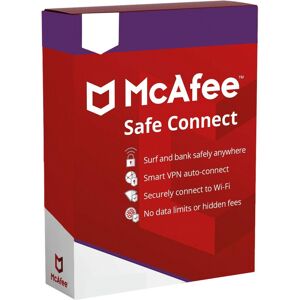 McAfee Safe Connect VPN - 5 Devices - 1 Year McAfee Safe Connect VPN - 5 Devices - 1 Year