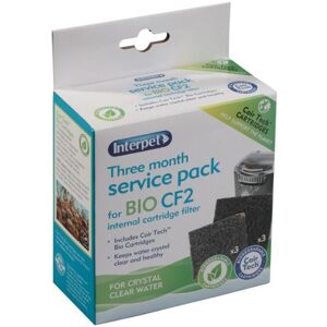 Interpet Aquarium Bio-CF2 Monthly Service Kit - Three month service Interpet Aquarium Bio-CF2 Monthly Service Kit - Three month service