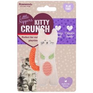 Rosewood Little Nippers Kitty Crunch - 18cm Cat Toy Rosewood Little Nippers Kitty Crunch - 18cm Cat Toy