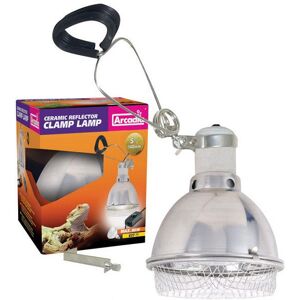 Arcadia Reflector Clamp Lamp & Ceramic Holder (E27) - 14cm Arcadia Reflector Clamp Lamp & Ceramic Holder (E27) - 14cm